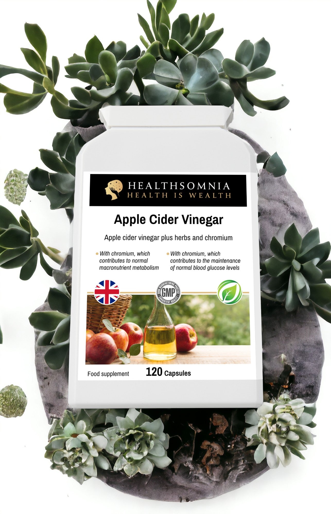 Apple Cider Vinegar - Vegan - 400mg