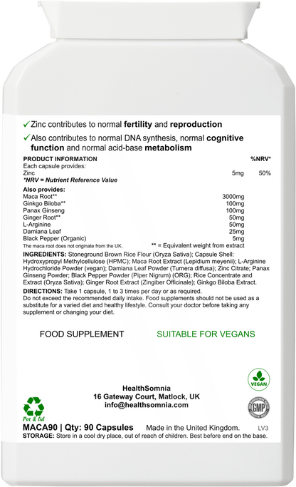 Maca Formula Plus - Vegan