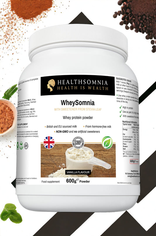 WheySomnia - Vanilla Whey Protein Powder