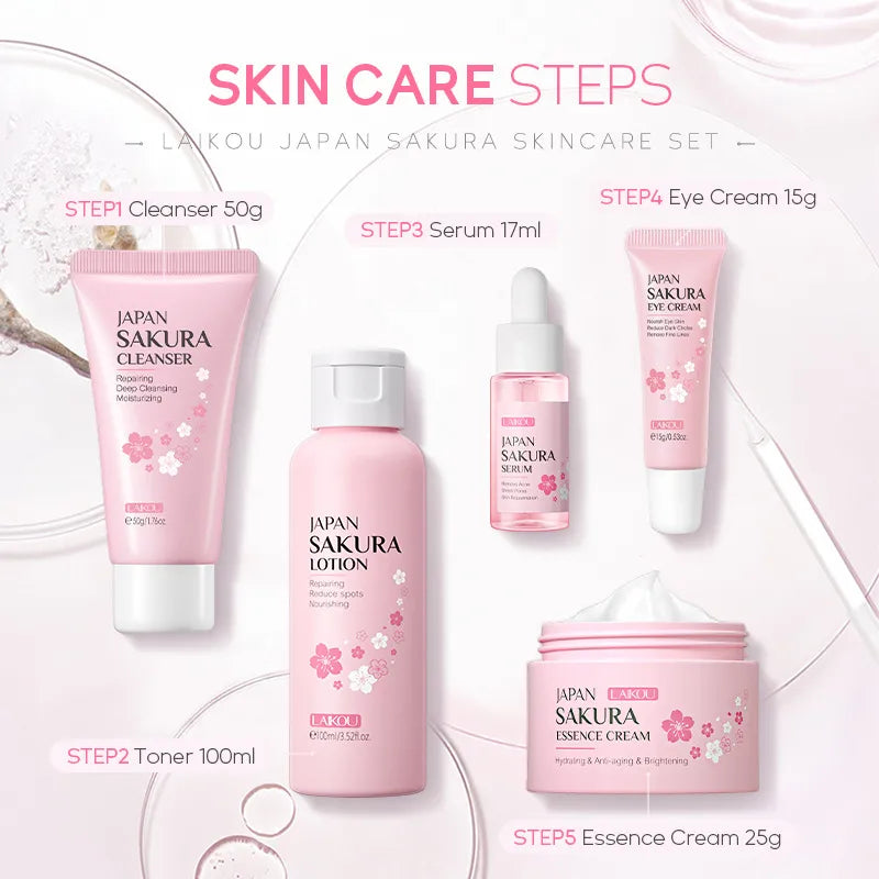 Face Skin Care Set Cleanser